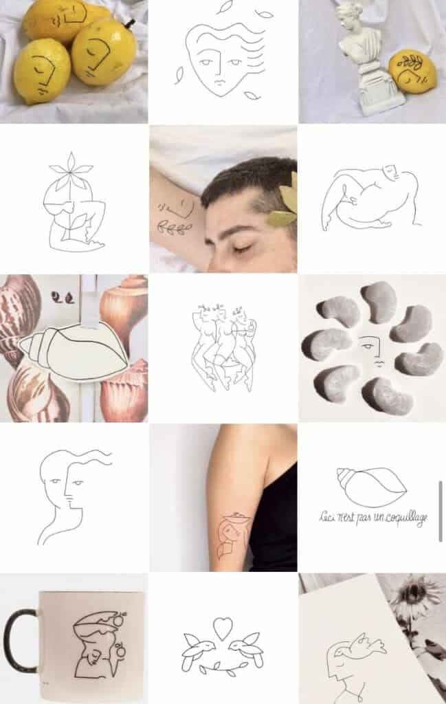 Feed instagram