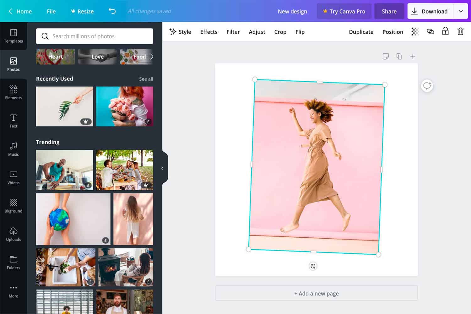 How To Replace A Photo In A Canva Template