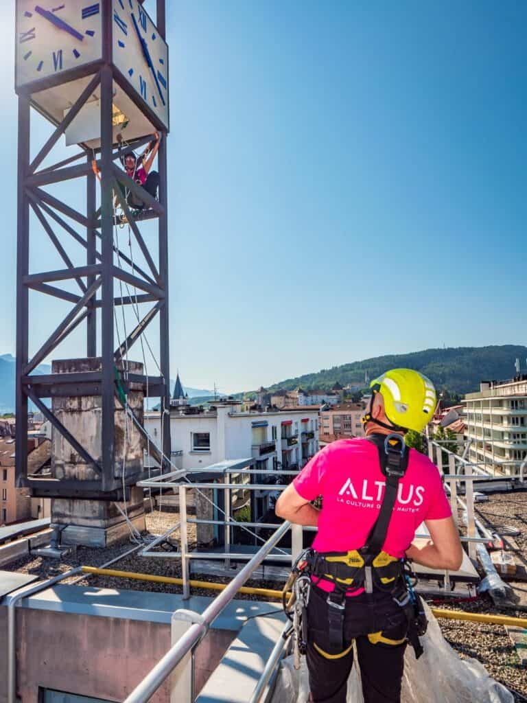Intervention à Annecy avec les équipements Plucéo